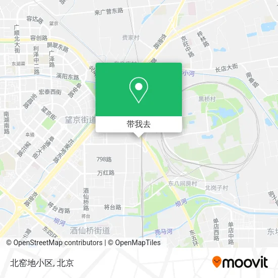 北窑地小区地图