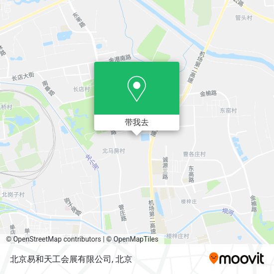北京易和天工会展有限公司地图