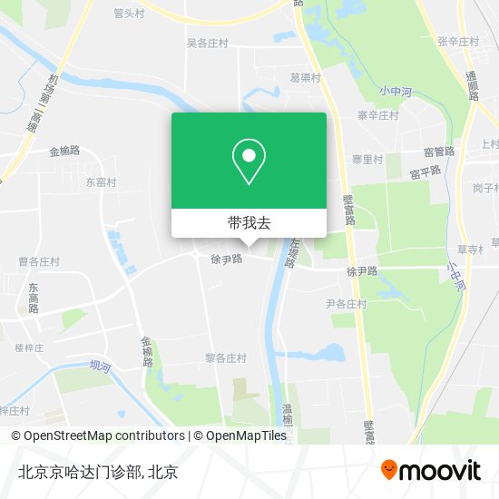 北京京哈达门诊部地图