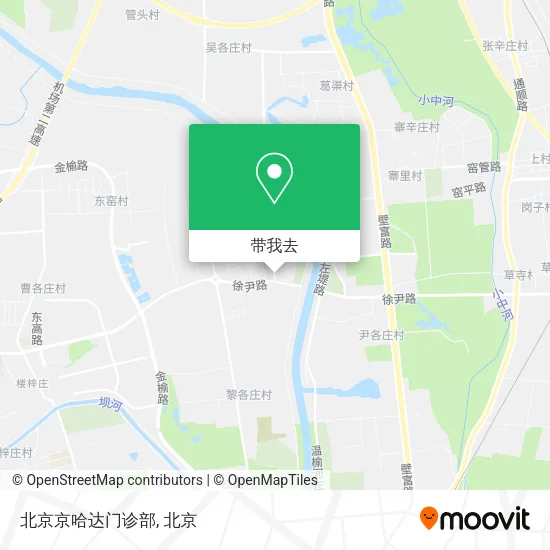 北京京哈达门诊部地图