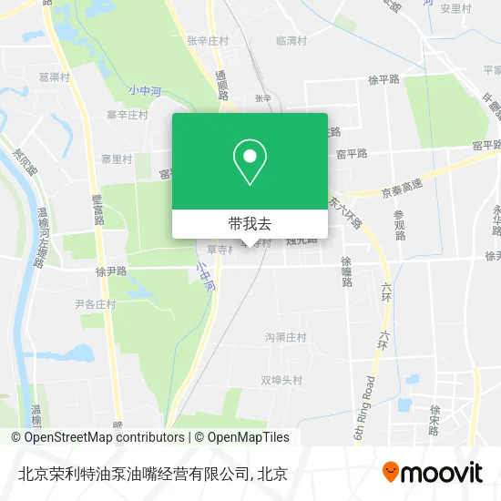 北京荣利特油泵油嘴经营有限公司地图