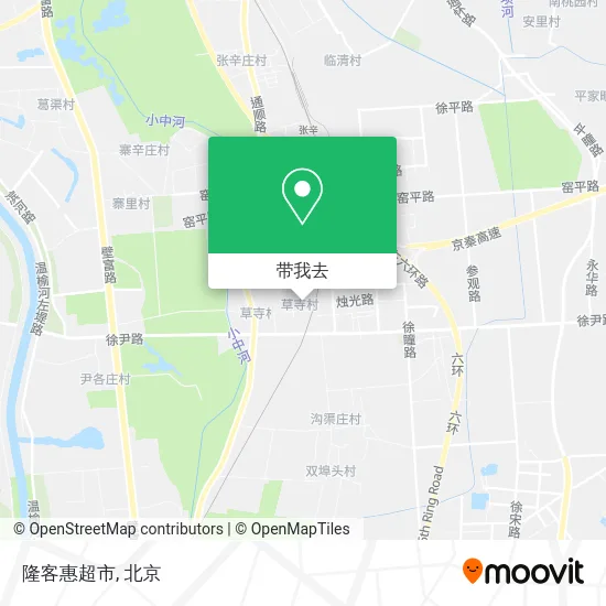 隆客惠超市地图