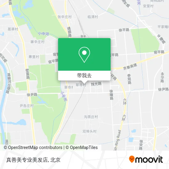 真善美专业美发店地图