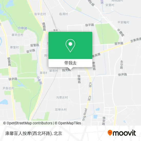 康馨盲人按摩(西北环路)地图