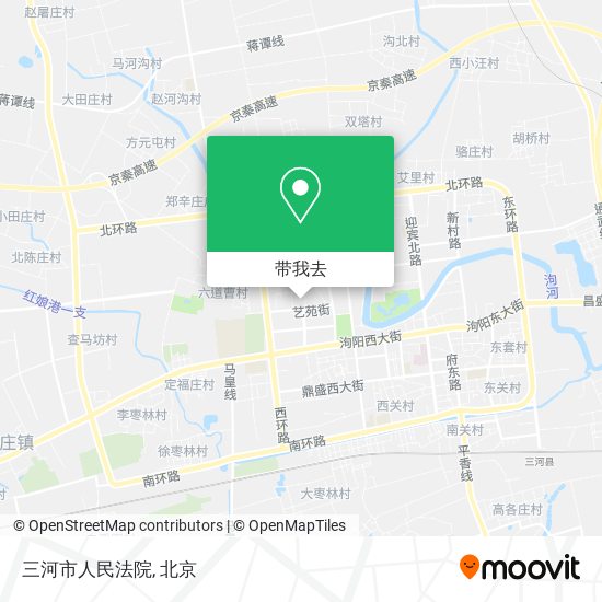 三河市人民法院地图