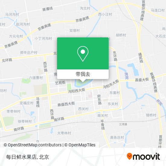 每日鲜水果店地图