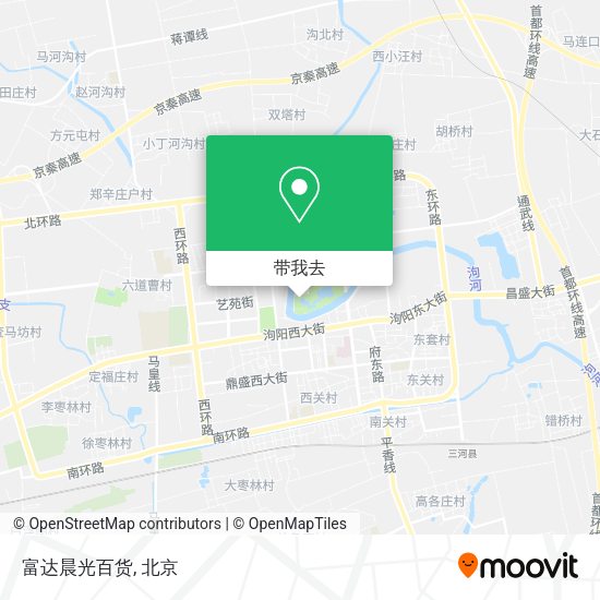 富达晨光百货地图