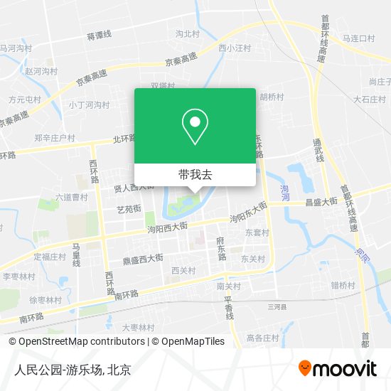 人民公园-游乐场地图