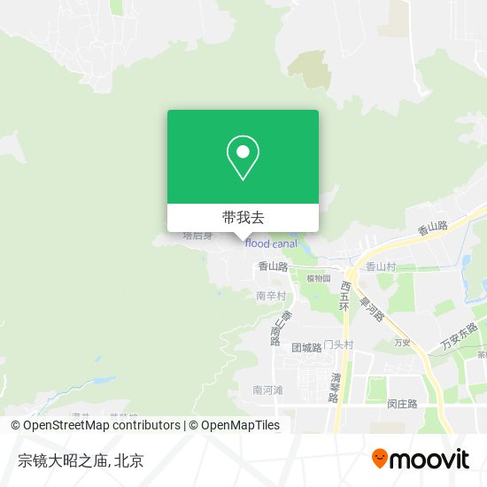 宗镜大昭之庙地图