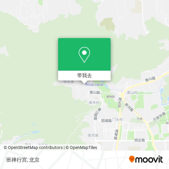班禅行宫地图