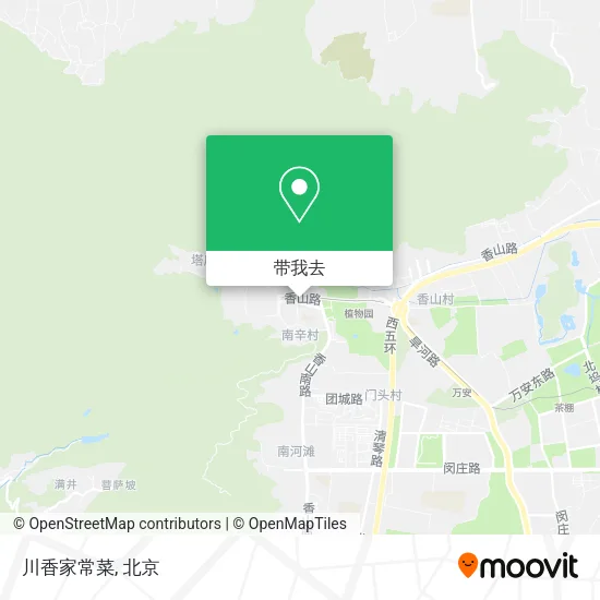川香家常菜地图