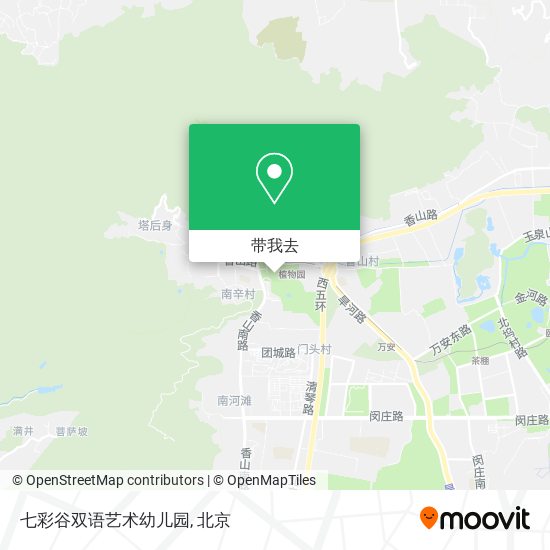 七彩谷双语艺术幼儿园地图