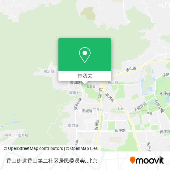 香山街道香山第二社区居民委员会地图