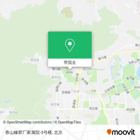 香山橡胶厂家属院-3号楼地图