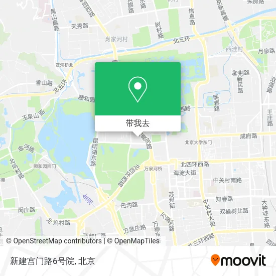 新建宫门路6号院地图