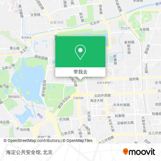 海淀公共安全馆地图