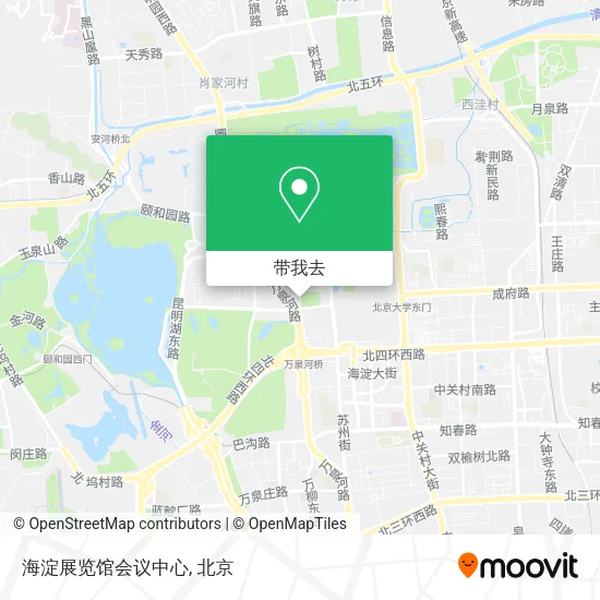 海淀展览馆会议中心地图