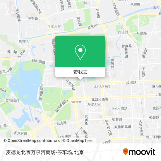 麦德龙北京万泉河商场-停车场地图