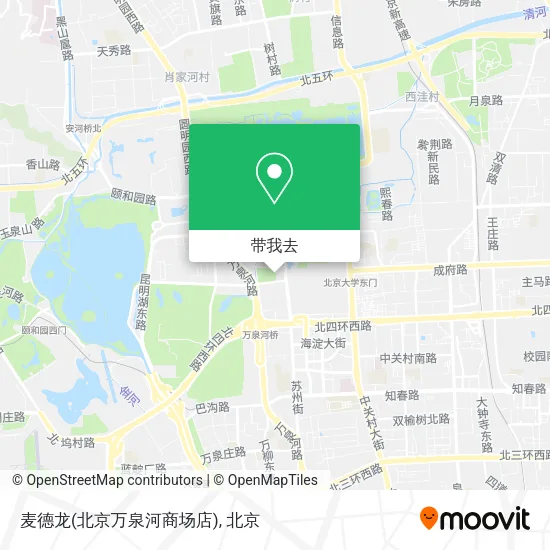 麦德龙(北京万泉河商场店)地图