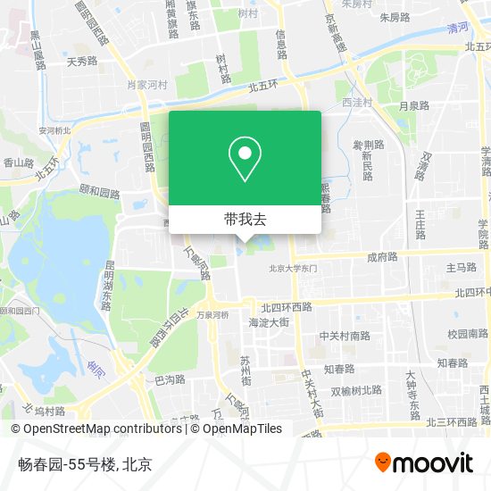 畅春园-55号楼地图