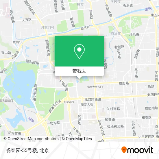 畅春园-55号楼地图