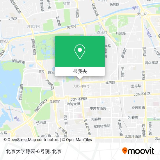 北京大学静园-6号院地图