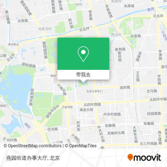 燕园街道办事大厅地图