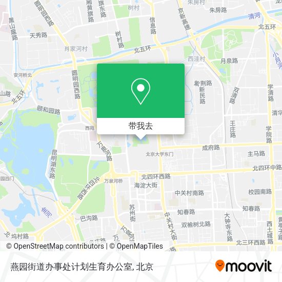 燕园街道办事处计划生育办公室地图