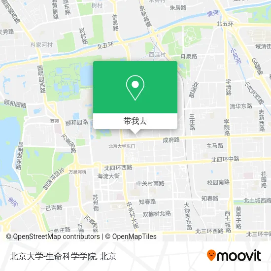 北京大学-生命科学学院地图