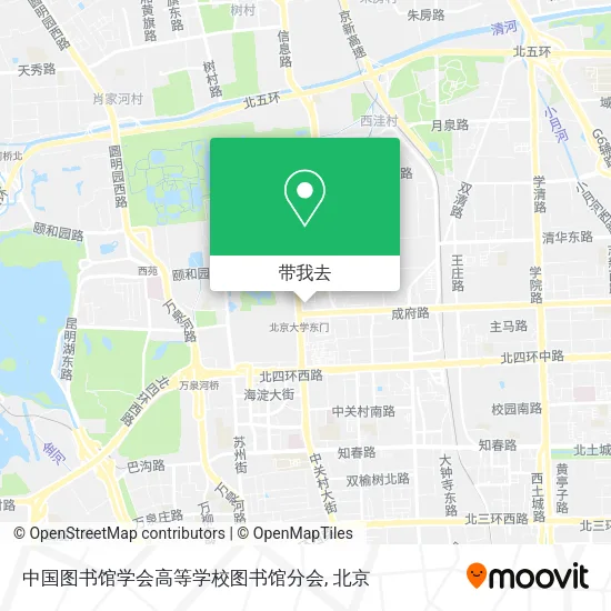 中国图书馆学会高等学校图书馆分会地图