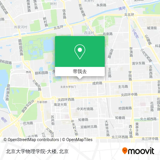 北京大学物理学院-大楼地图