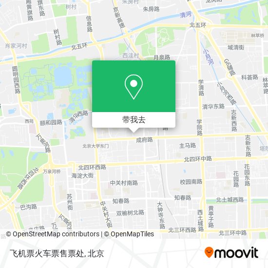 飞机票火车票售票处地图
