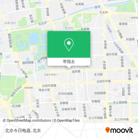 北京今日电器地图