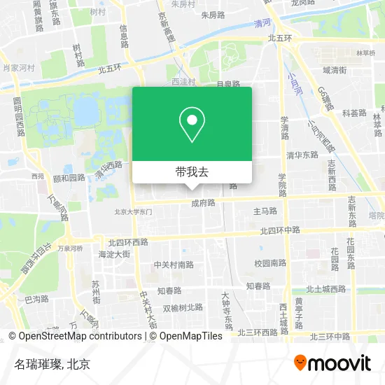 名瑞璀璨地图