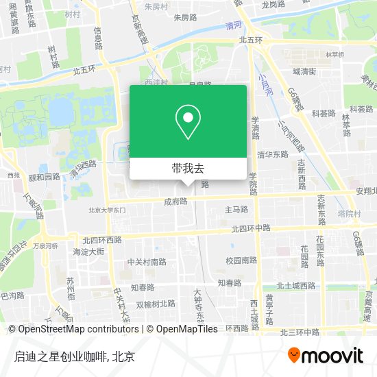启迪之星创业咖啡地图