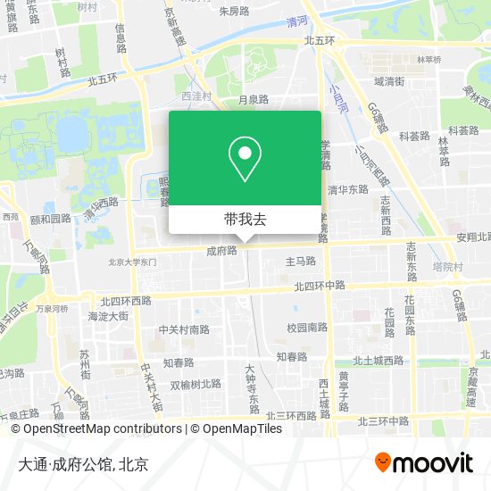 大通·成府公馆地图