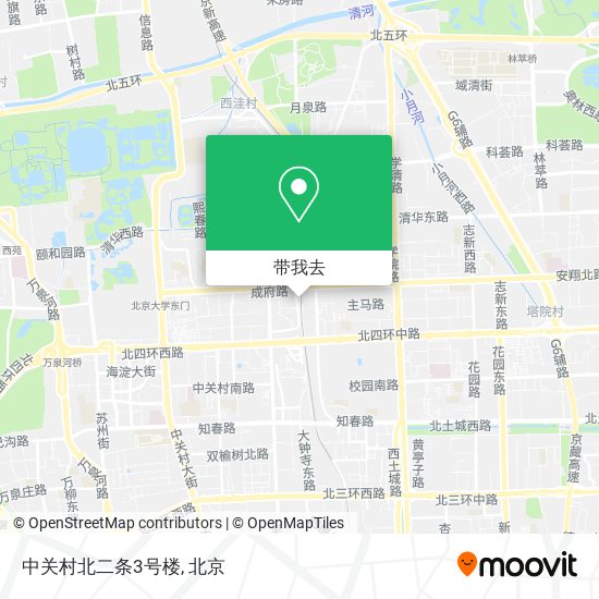 中关村北二条3号楼地图