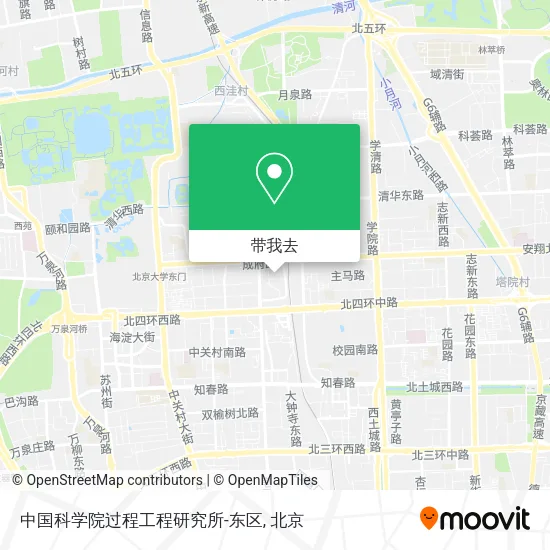 中国科学院过程工程研究所-东区地图