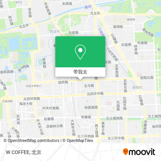 W COFFEE地图