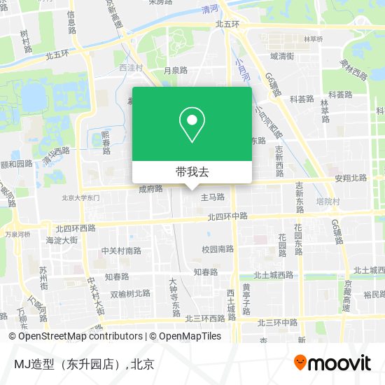 MJ造型（东升园店）地图