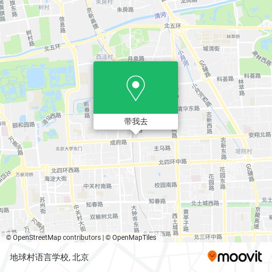 地球村语言学校地图