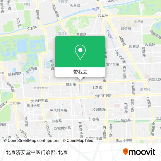 北京济安堂中医门诊部地图