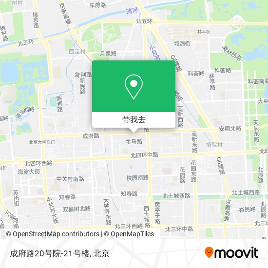 成府路20号院-21号楼地图