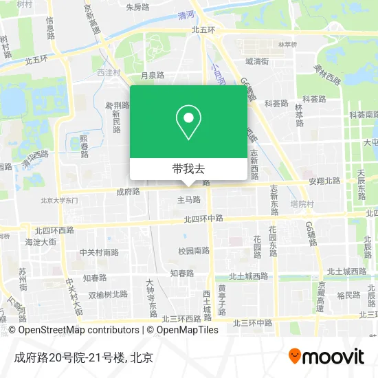 成府路20号院-21号楼地图