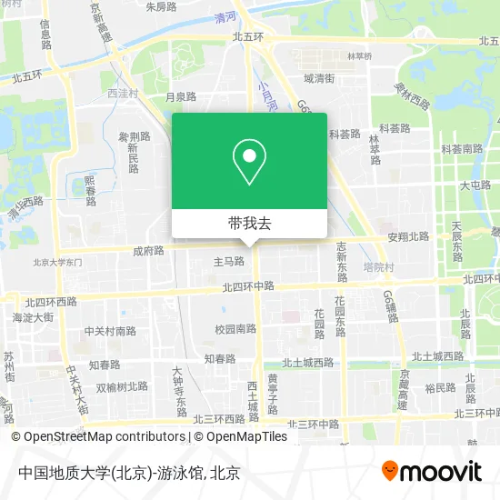 中国地质大学(北京)-游泳馆地图