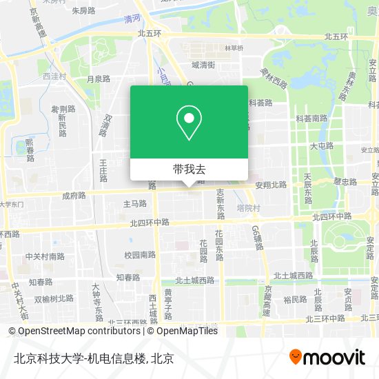 北京科技大学-机电信息楼地图