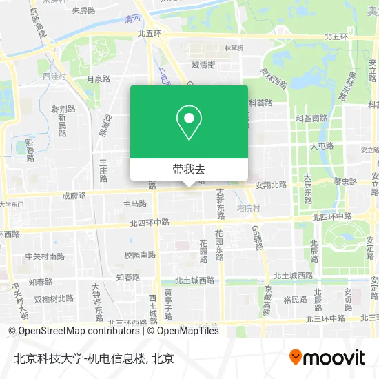 北京科技大学-机电信息楼地图