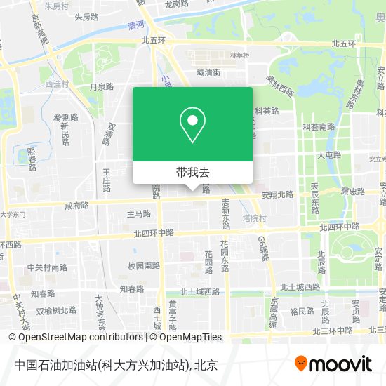 中国石油加油站(科大方兴加油站)地图