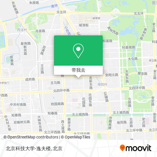 北京科技大学-逸夫楼地图