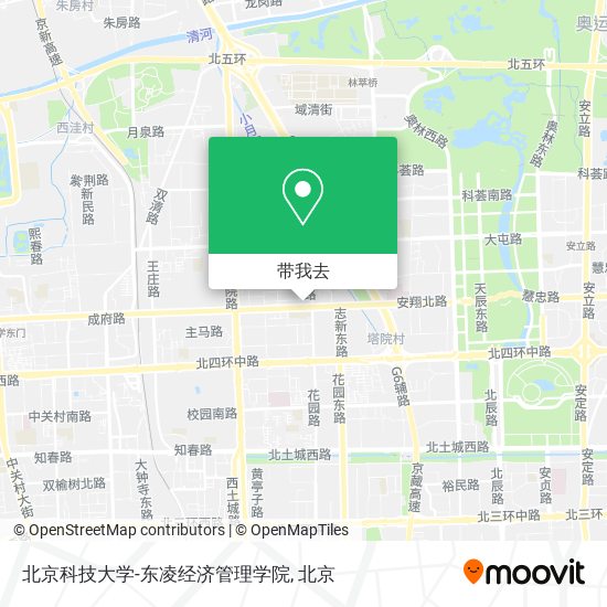 北京科技大学-东凌经济管理学院地图
